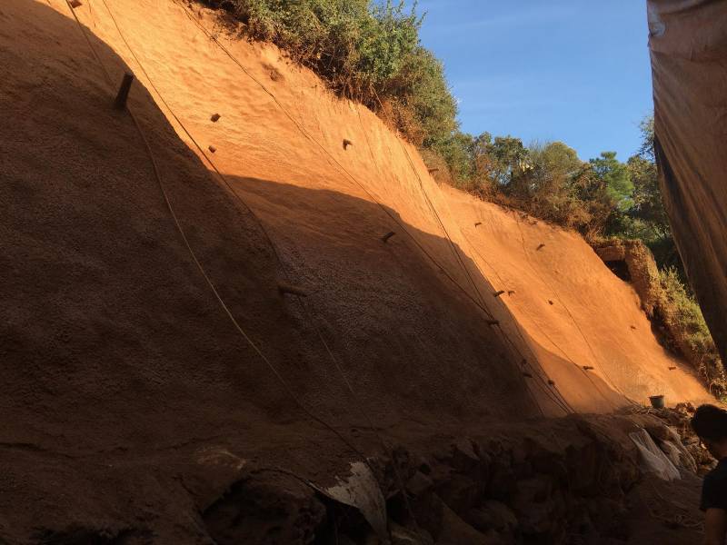 Paroi clouée - La Croix Valmer