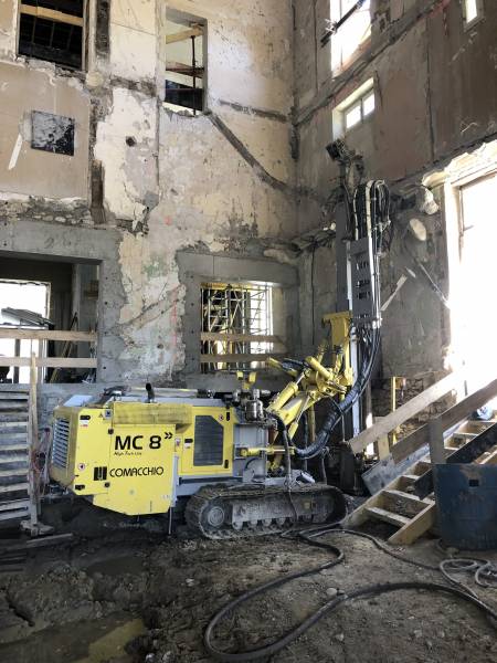 Forage de micropieux à Montélimar dans la Drôme