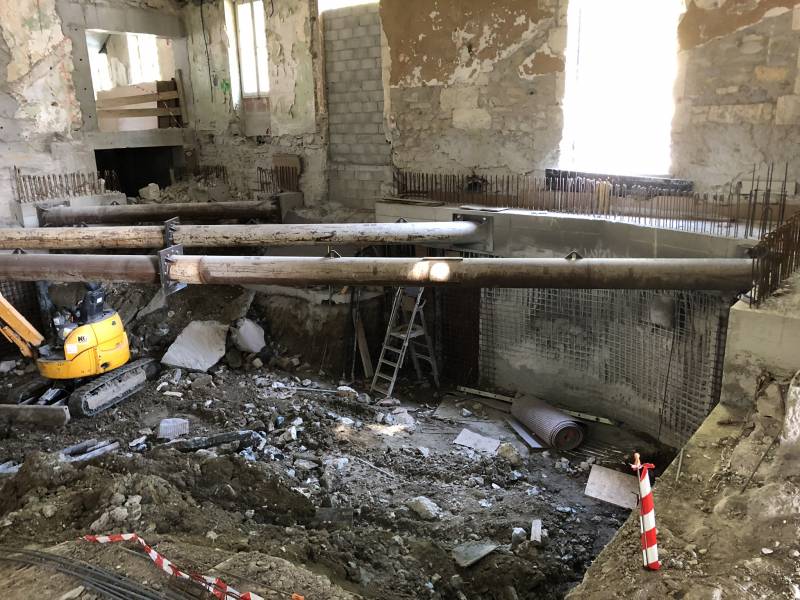 Réalisation de micropieux pour le renforcement du Théâtre de Montélimar dans la Drôme