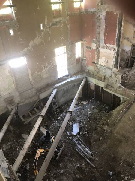 Réalisation de micropieux pour le renforcement du Théâtre de Montélimar dans la Drôme